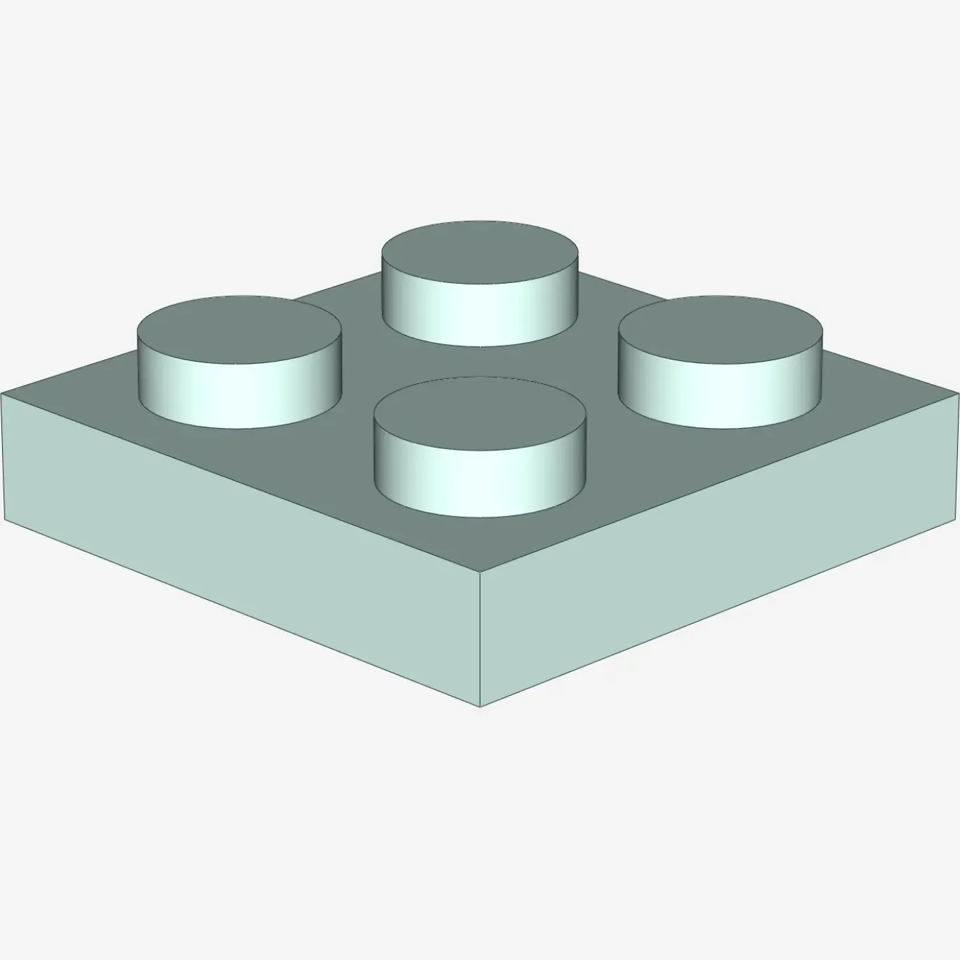 PLATE 2X2 X 100