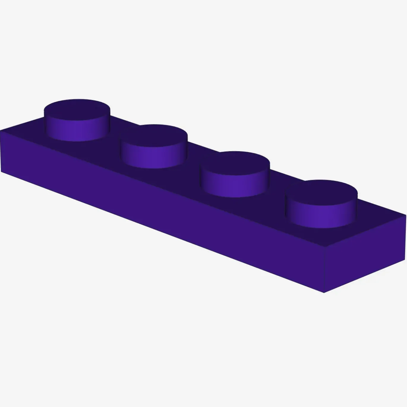 PLATE 1X4 X 100