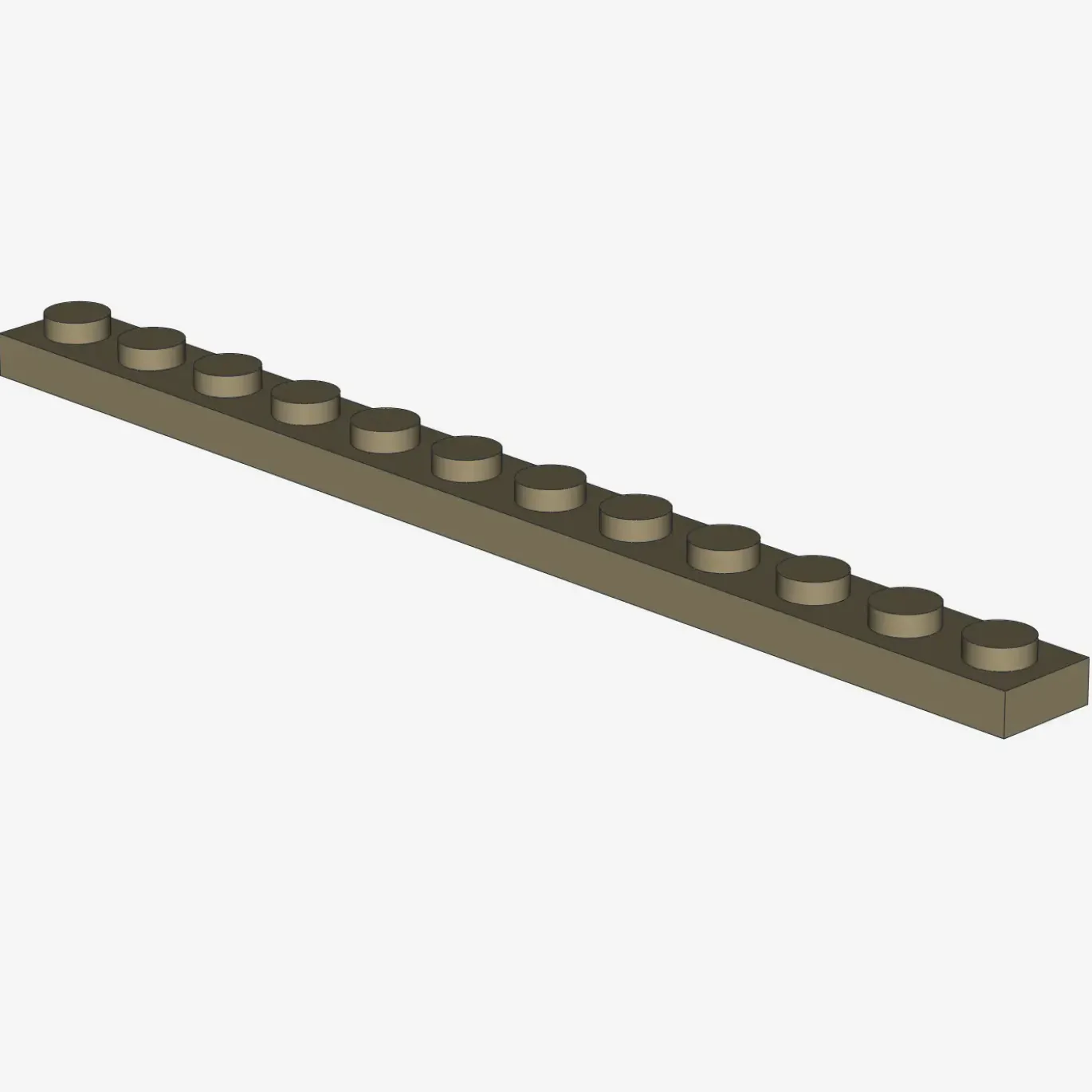 PLATE 1X12 X 25
