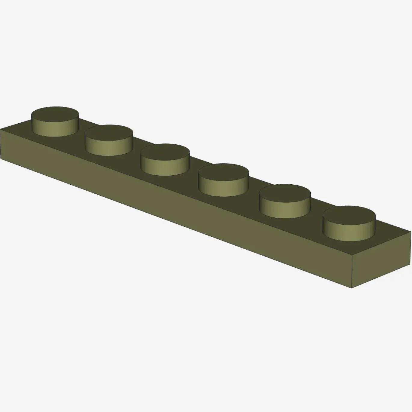 PLATE 1X6 X 50