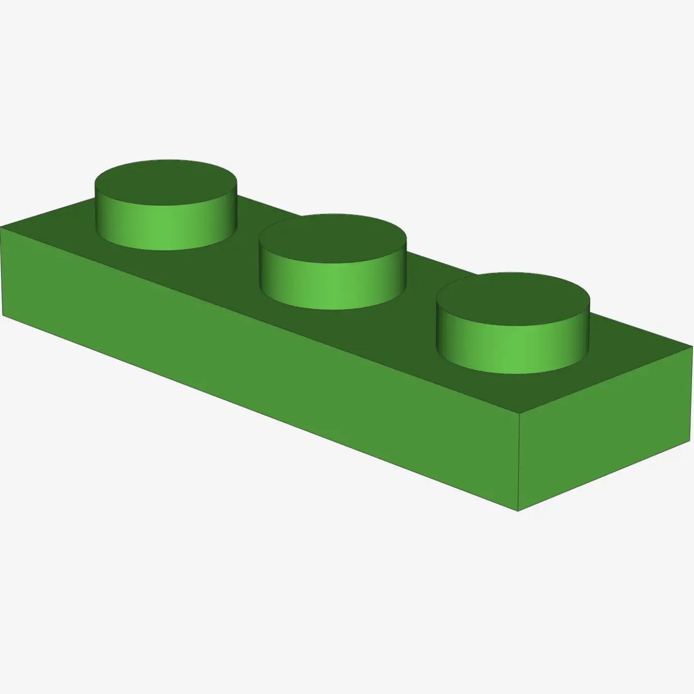 PLATE 1X3 X 100