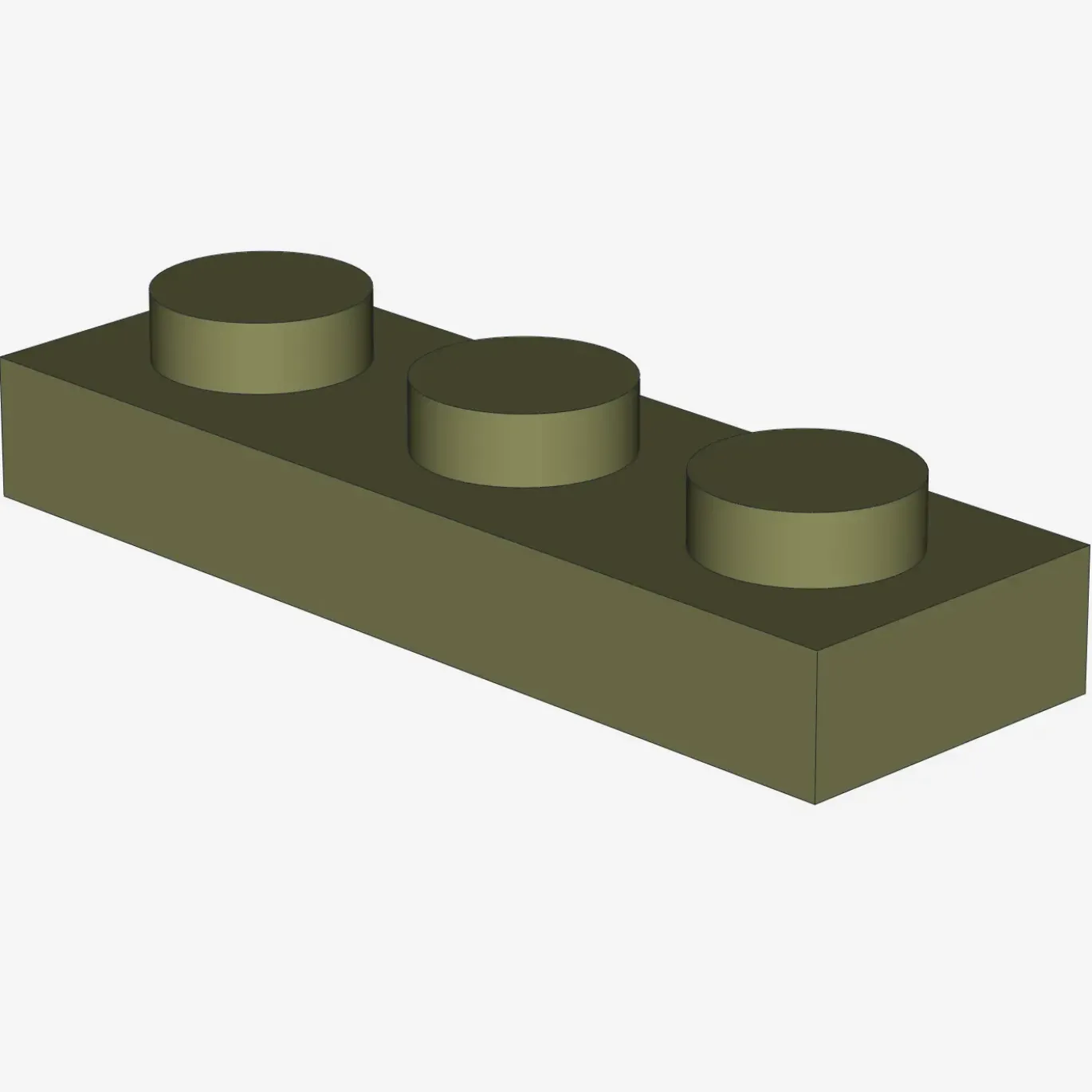 PLATE 1X3 X 100