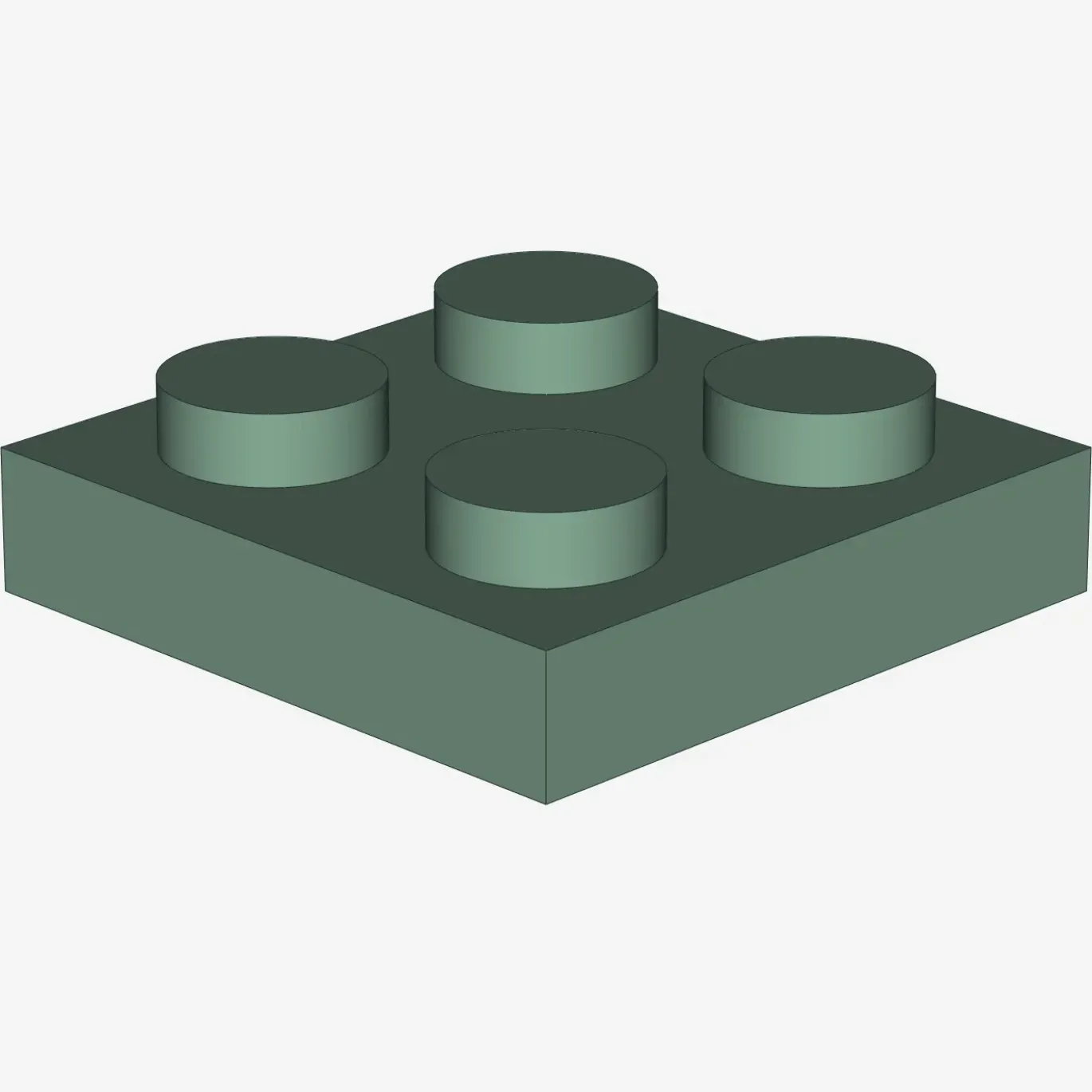 PLATE 2X2 X 100