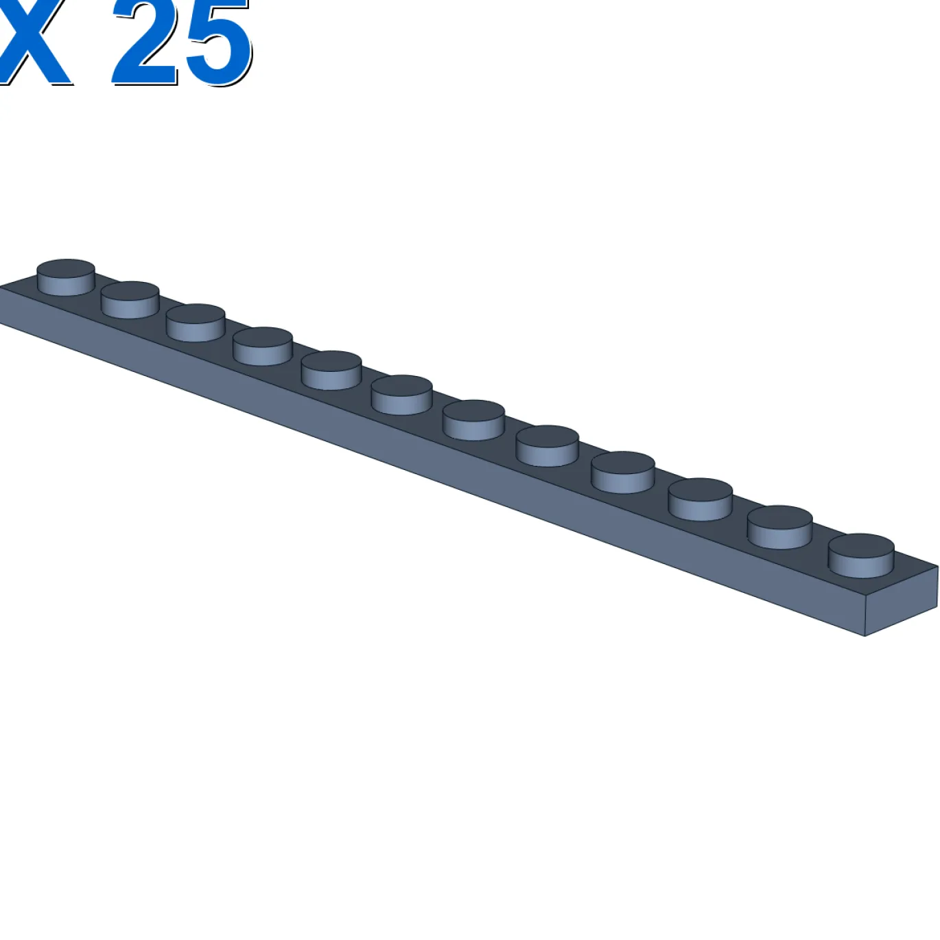 PLATE 1X12 X 25