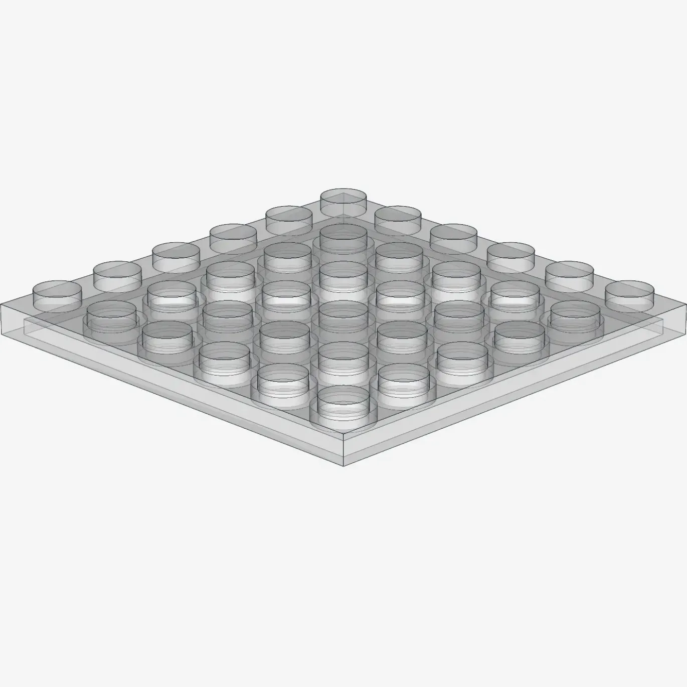 PLATE 6X6 X 10