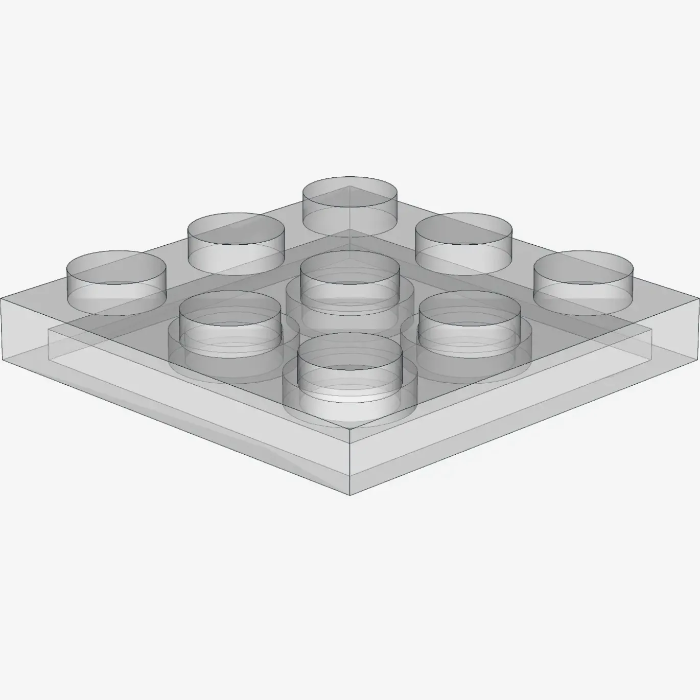 PLATE 3X3 X 50