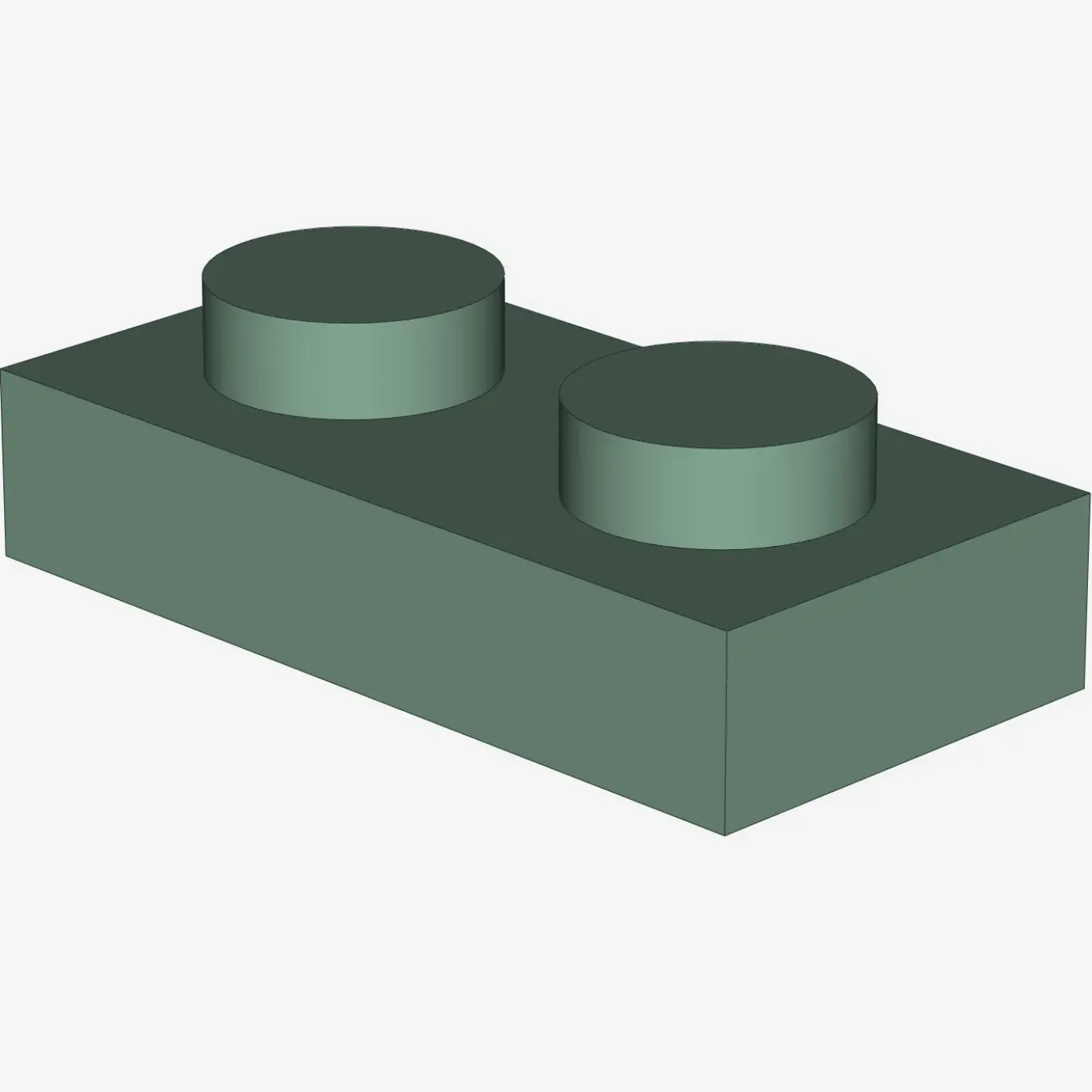 PLATE 1X2 X 100