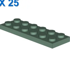 PLATE 2X6 X 25