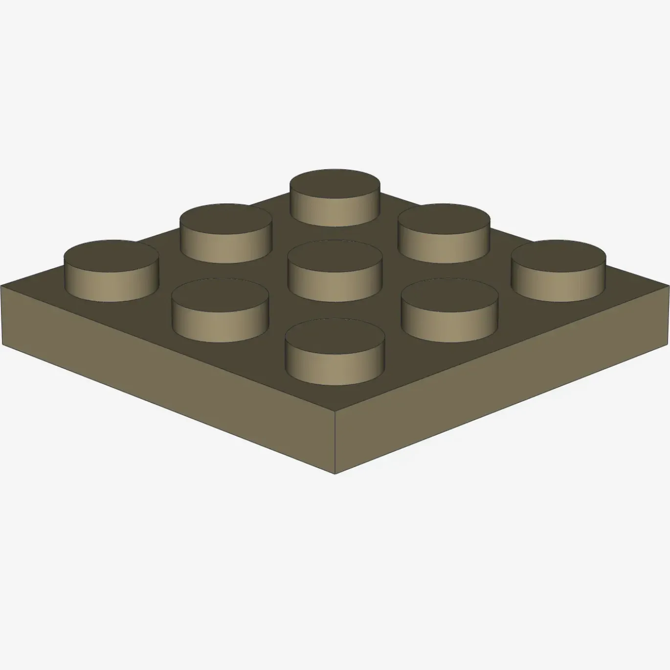 PLATE 3X3 X 50