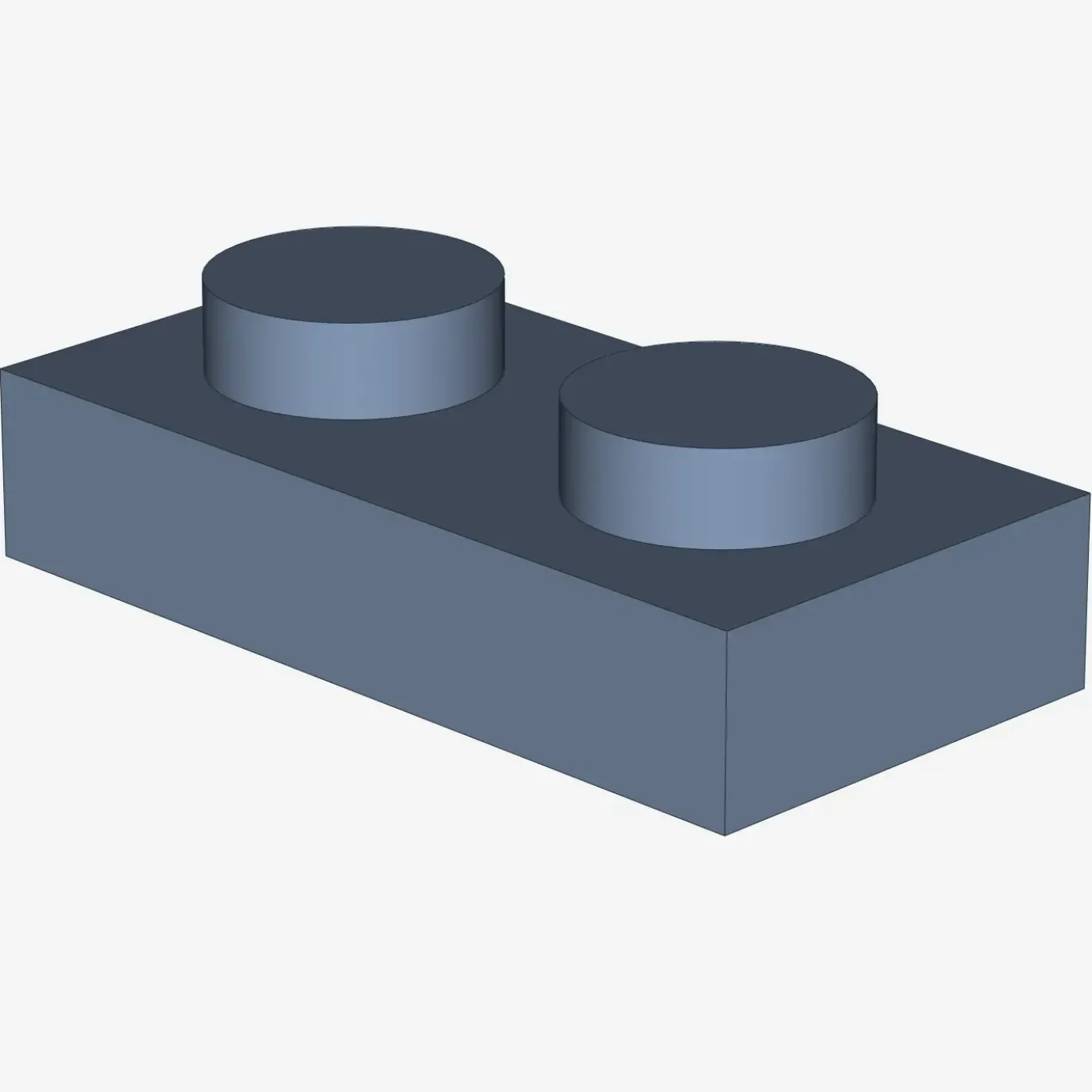 PLATE 1X2 X 100