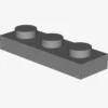 PLATE 1X3 X 100