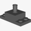 PLATE 2X4/2X2X1 W. VERTICAL SN X 25