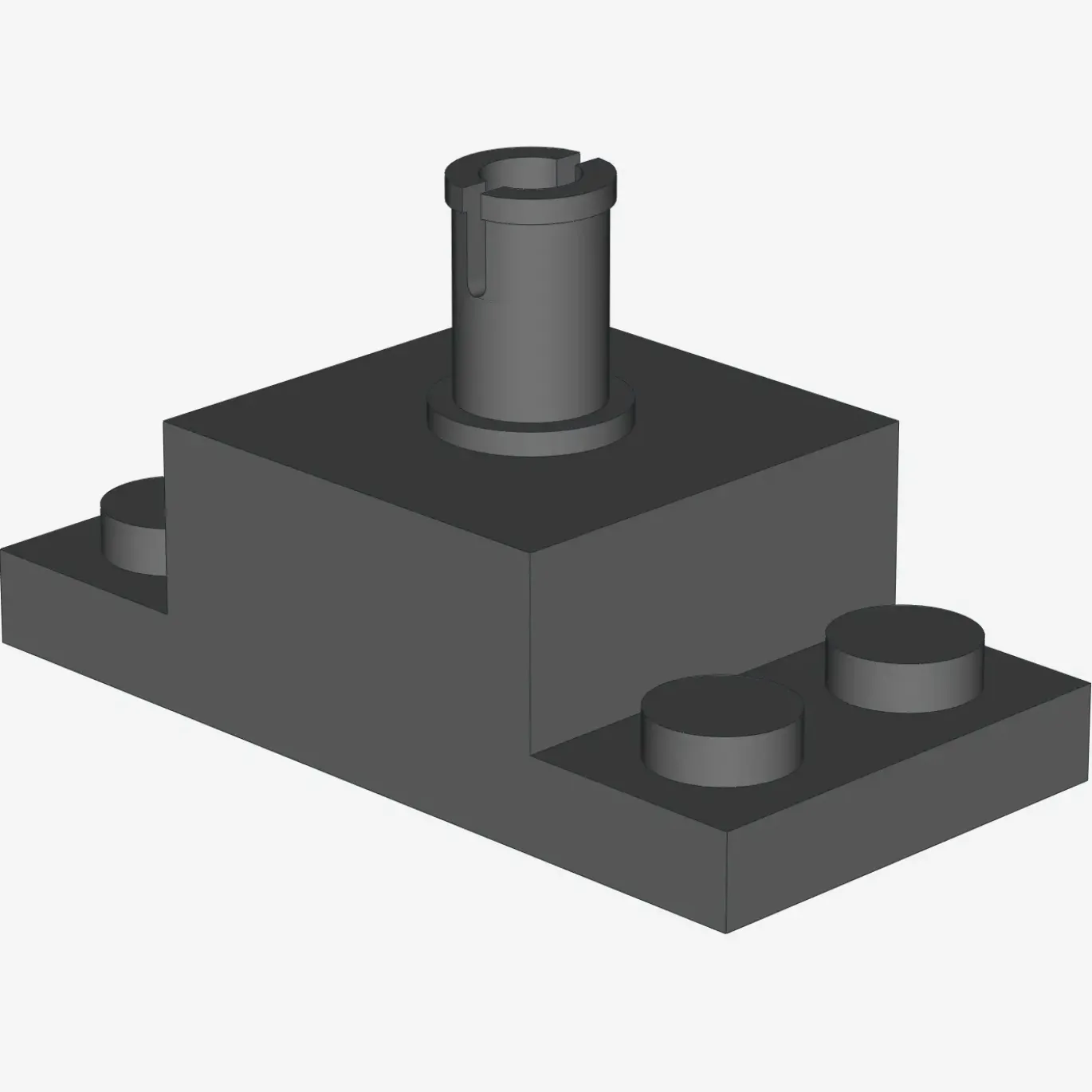 PLATE 2X4/2X2X1 W. VERTICAL SN X 25