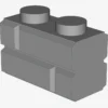 Profile brick 1x2 single gro. X 300
