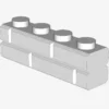 PROFILE BRICK 1x4 SINGLE GRO. X 25