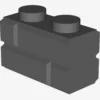 Profile brick 1x2 single gro. X 50