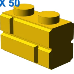Profile brick 1x2 single gro. X 50