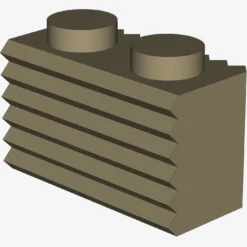 PROFILE BRICK 1X2 X 50