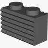 PROFILE BRICK 1X2 X 50