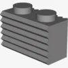 PROFILE BRICK 1X2 X 50
