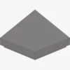 PYRAMIDE RIDGED TILE 1X1X2/3 X 200