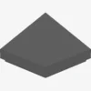 PYRAMIDE RIDGED TILE 1X1X2/3 X 200