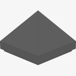 PYRAMIDE RIDGED TILE 1X1X2/3 X 200
