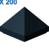 PYRAMIDE RIDGED TILE 1X1X2/3 X 200