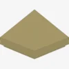 PYRAMIDE RIDGED TILE 1X1X2/3 X 200