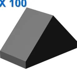 RIDGED TILE 1X2/45° X 100