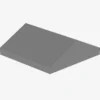 RIDGED TILE 2X2/25° X 100