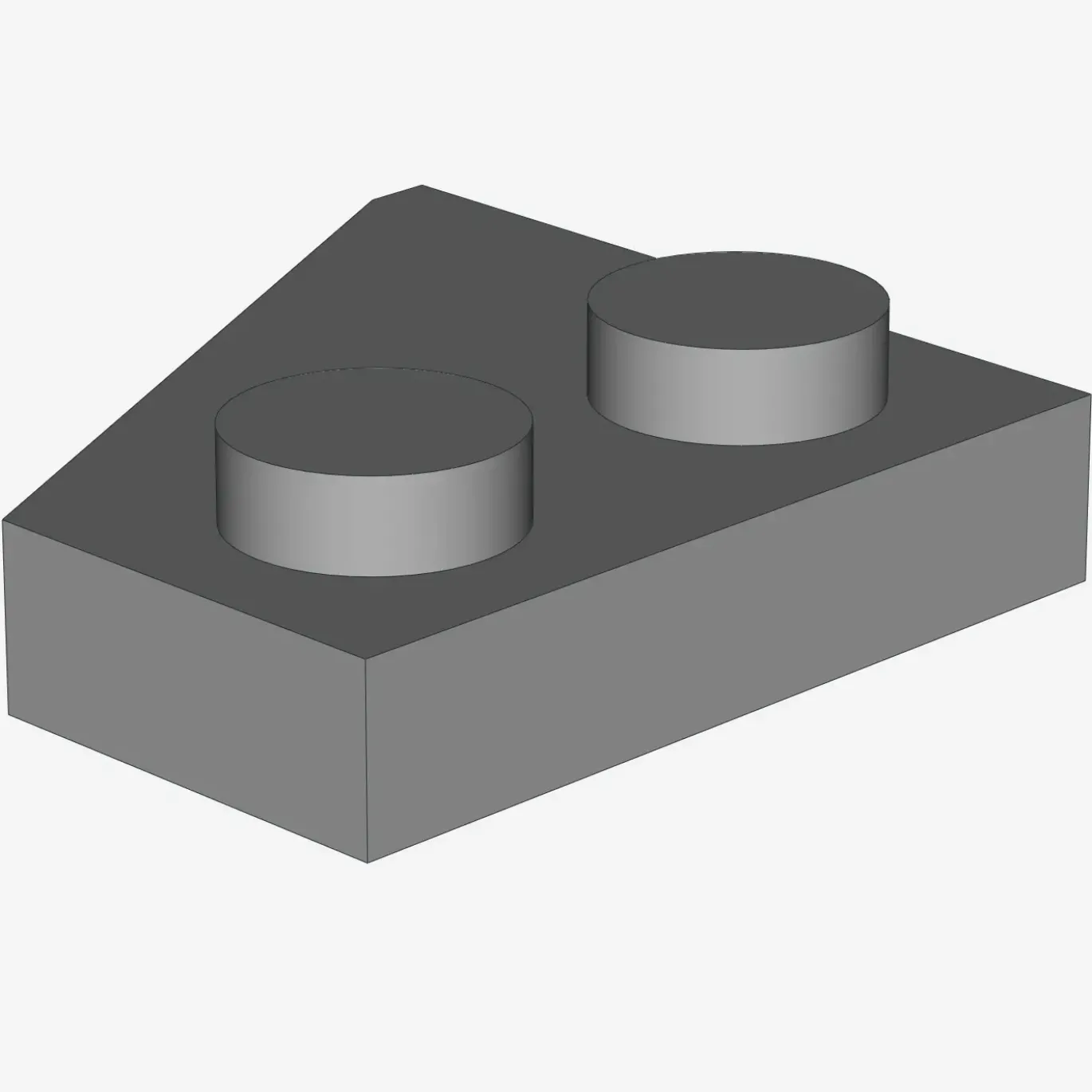 RIGHT PLATE 2x2 27DEG X 600