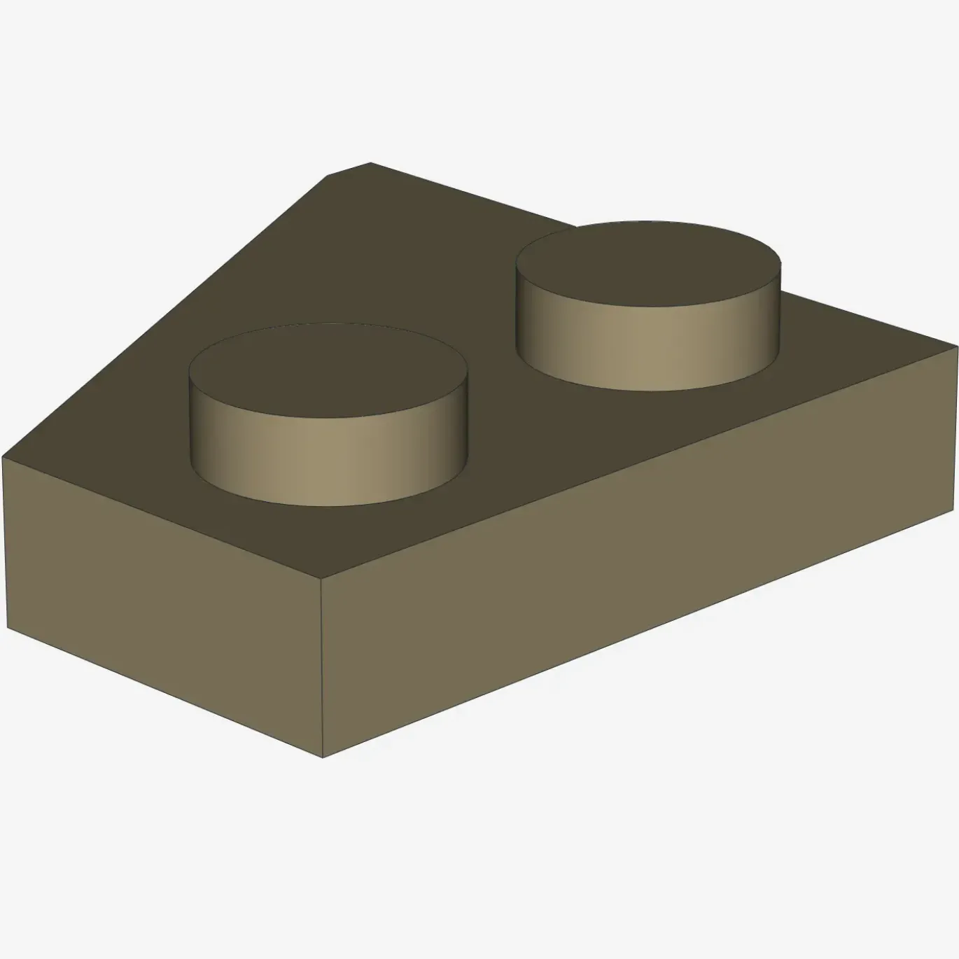 RIGHT PLATE 2x2 27DEG X 600