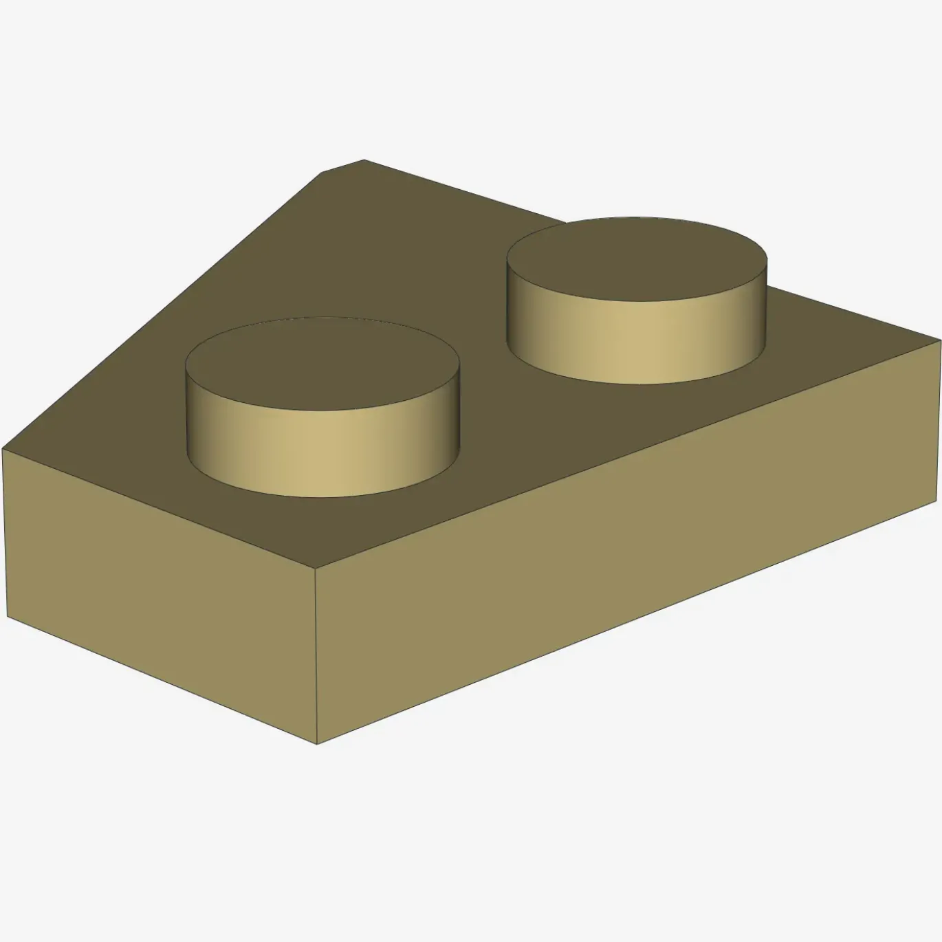 RIGHT PLATE 2x2 27DEG X 600