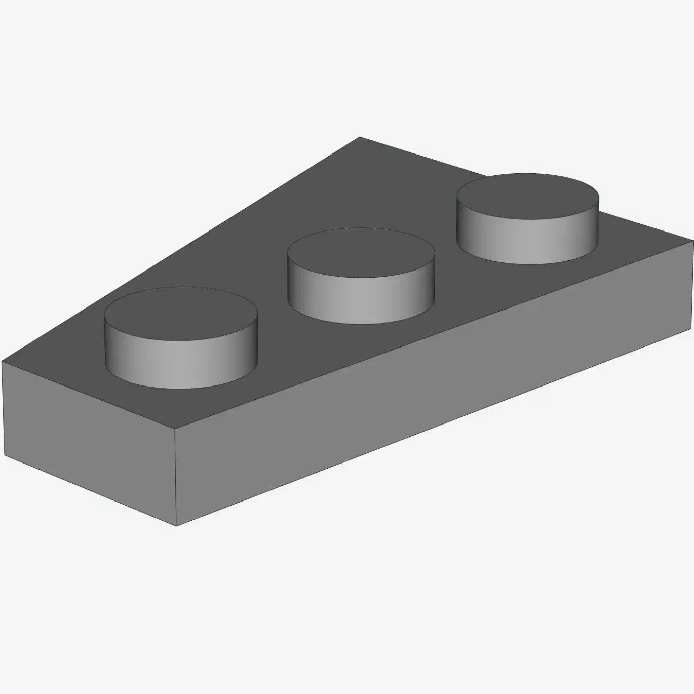 RIGHT PLATE 2X3 W/ANGLE X 600