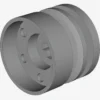 RIM WIDE 18x14 W. CROSS Ø4.8 X 25