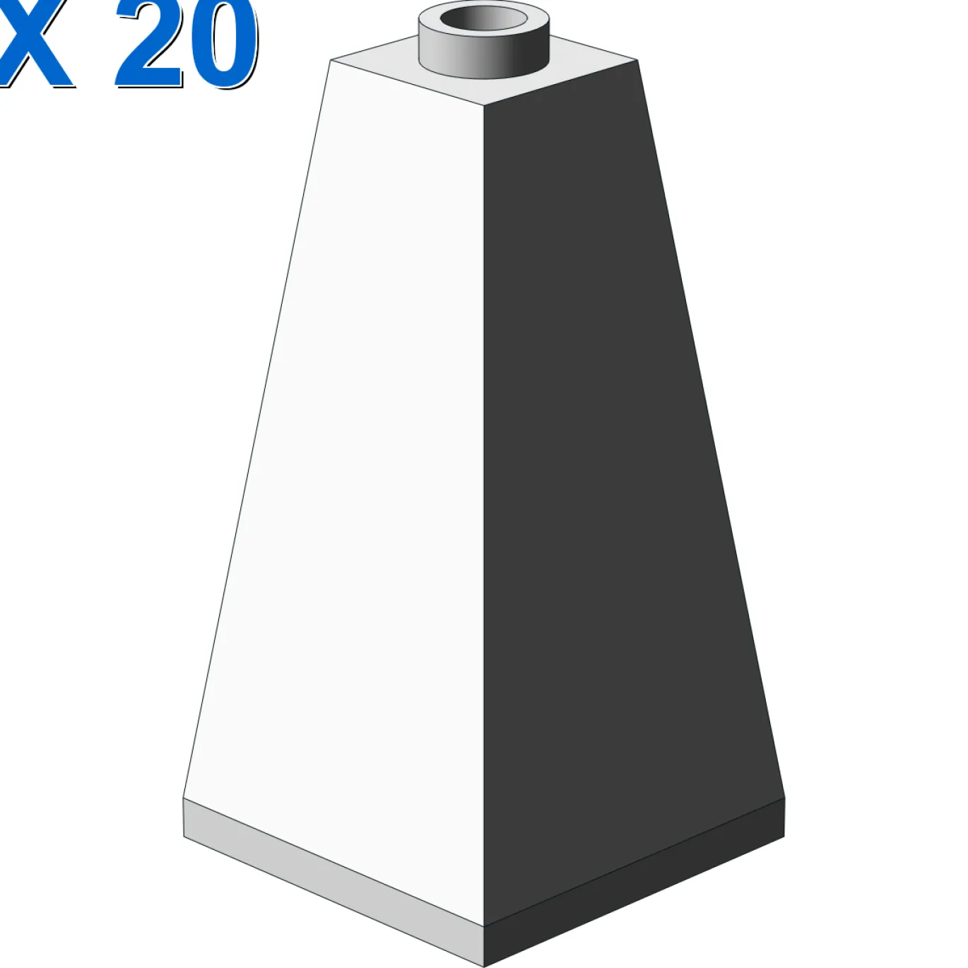ROOF TILE CORNER 2X2X3/73° X 20
