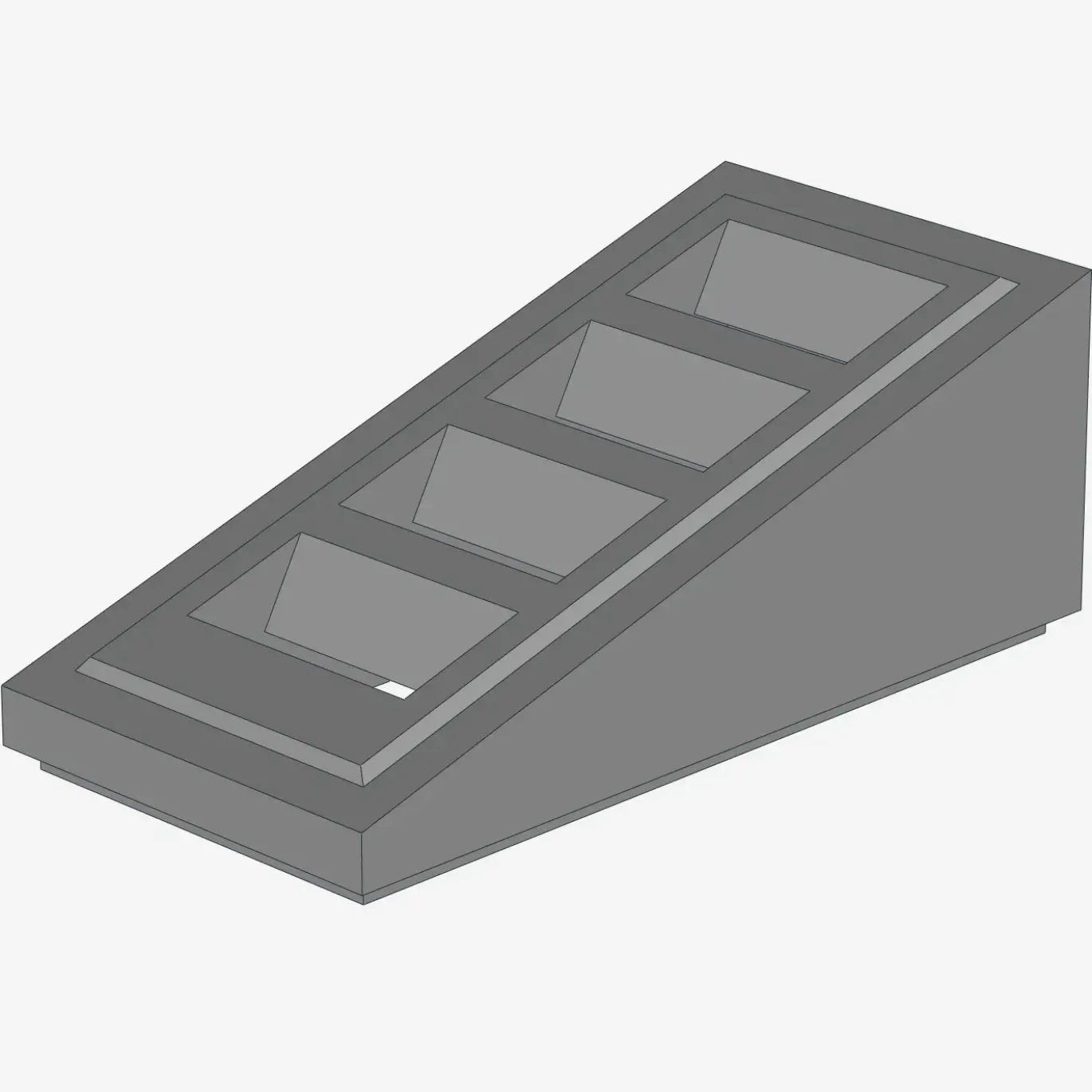 ROOF TILE W. LATTICE 1x2x2/3 X 200