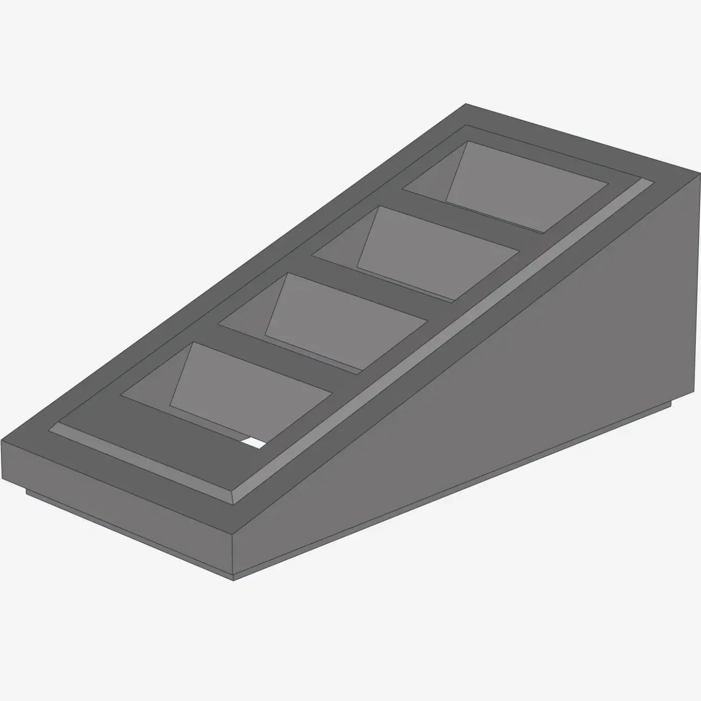 ROOF TILE W. LATTICE 1x2x2/3 X 200