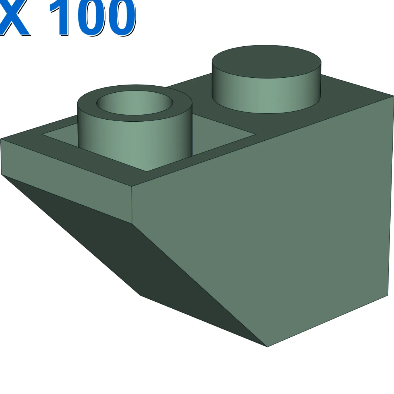 ROOF TILE 1X2 INV. X 100