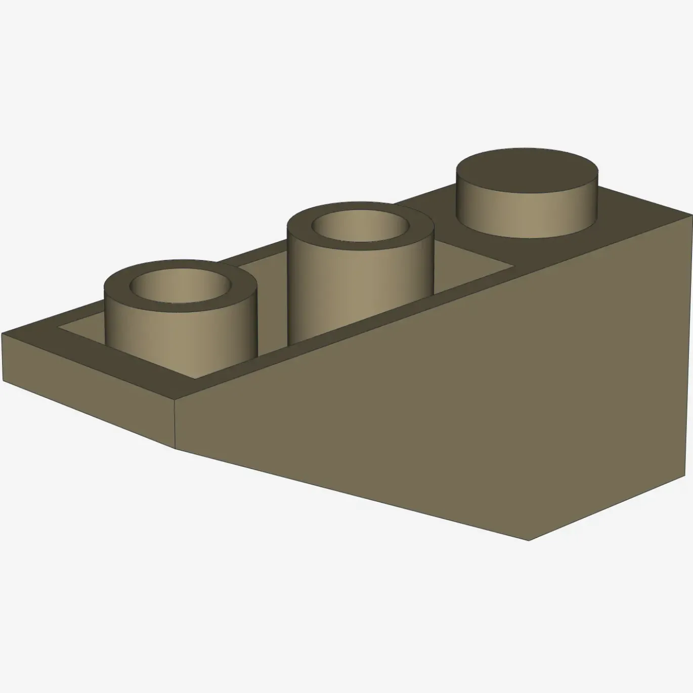 ROOF TILE 1X3/25° INV. X 50