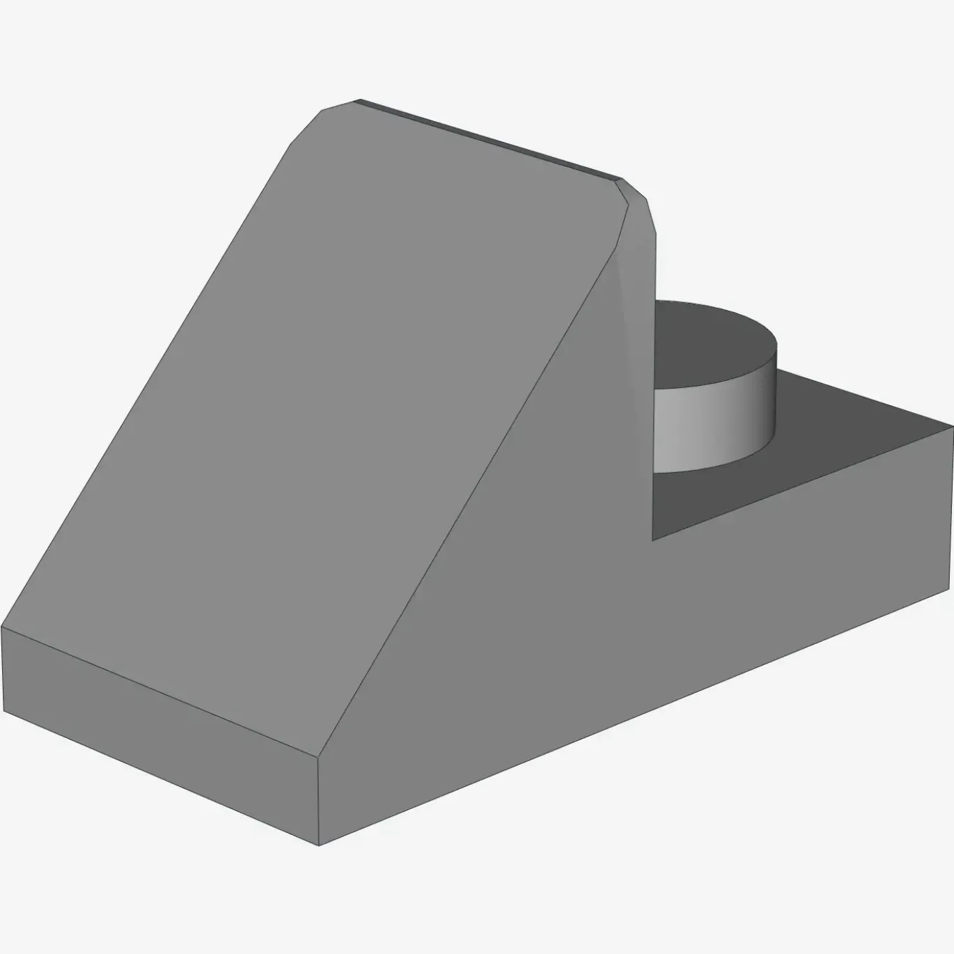ROOF TILE 1X2 45° W 1/3 PLATE X 100