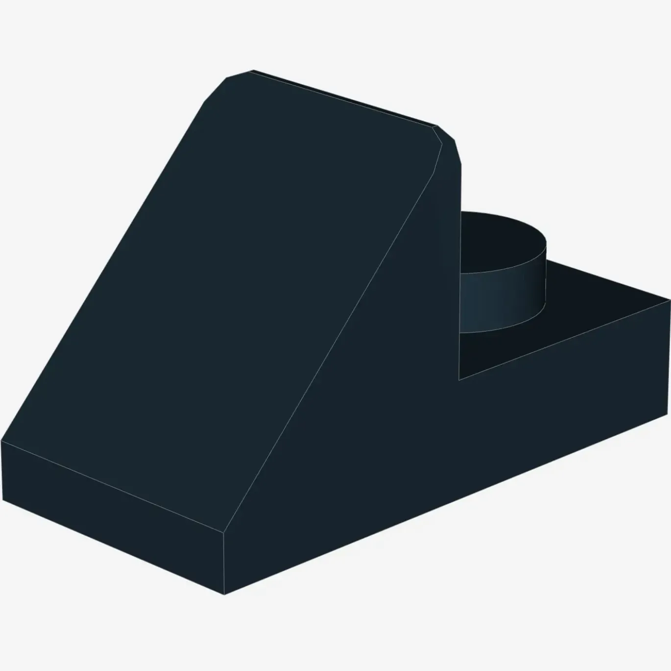 ROOF TILE 1X2 45° W 1/3 PLATE X 100