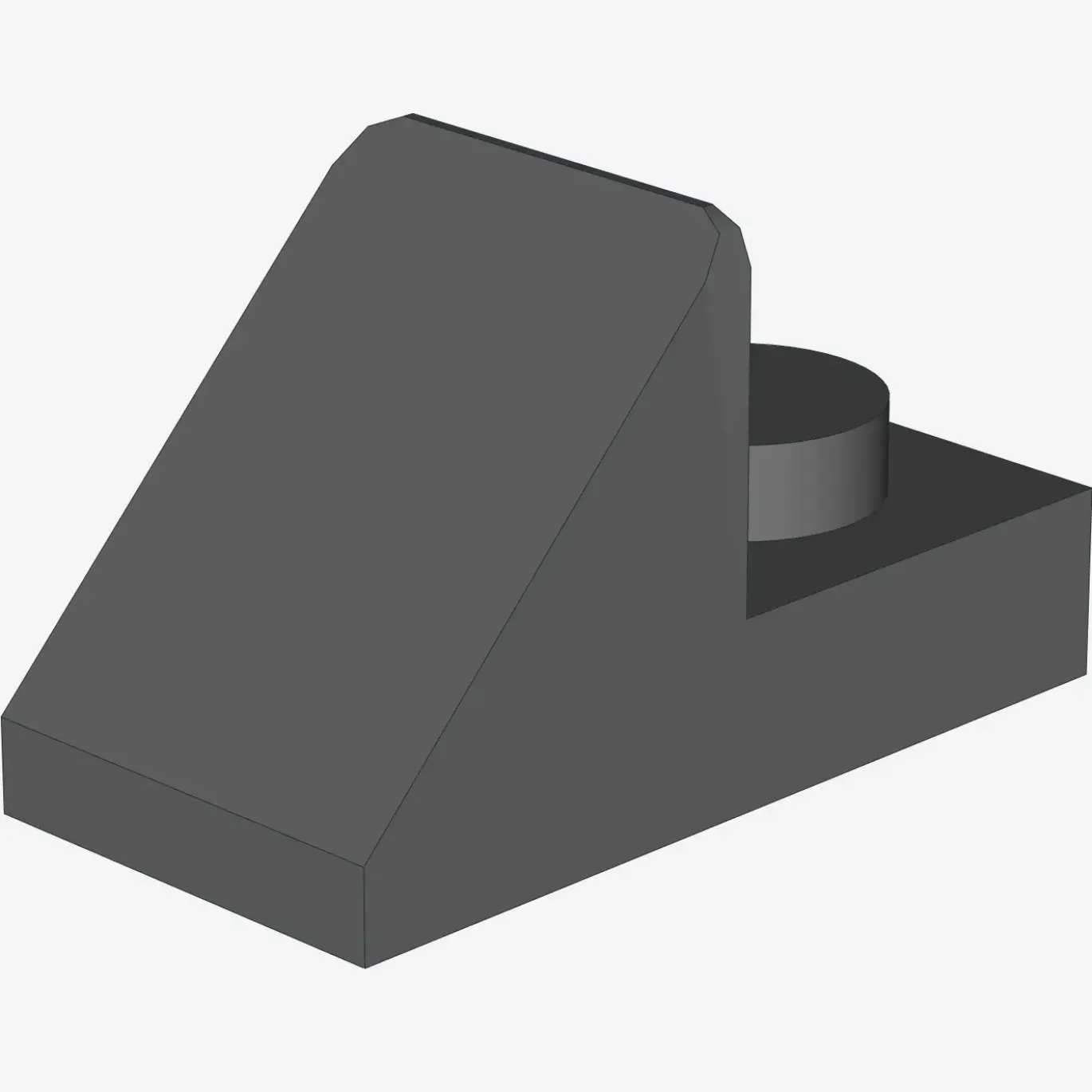 ROOF TILE 1X2 45° W 1/3 PLATE X 100