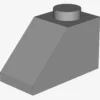 ROOF TILE 1X2/45° X 600