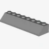 ROOF TILE 2X8/45° X 10