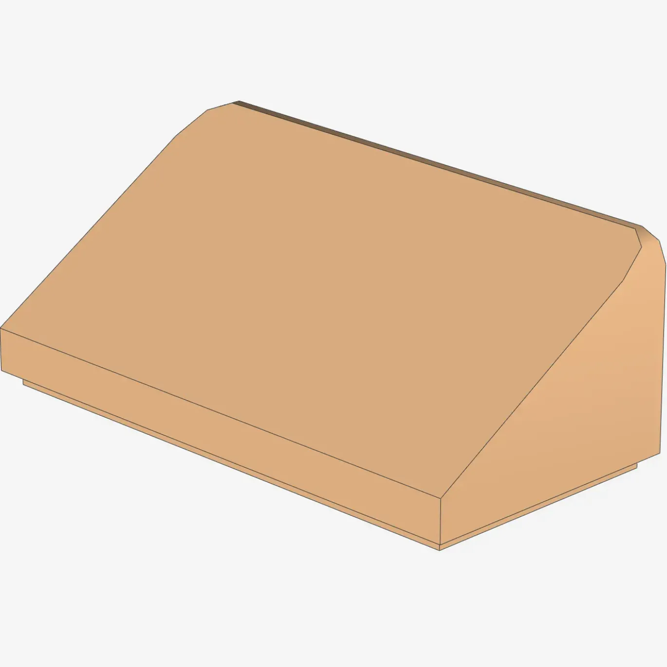 ROOF TILE 1 X 2 X 2/3, ABS X 100