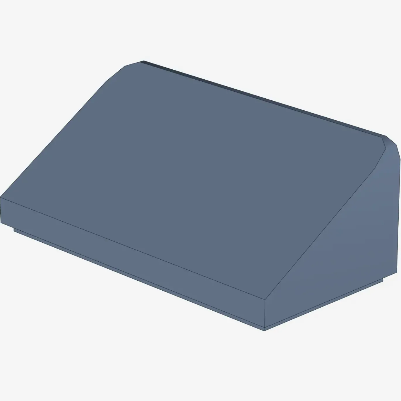 ROOF TILE 1 X 2 X 2/3, ABS X 100