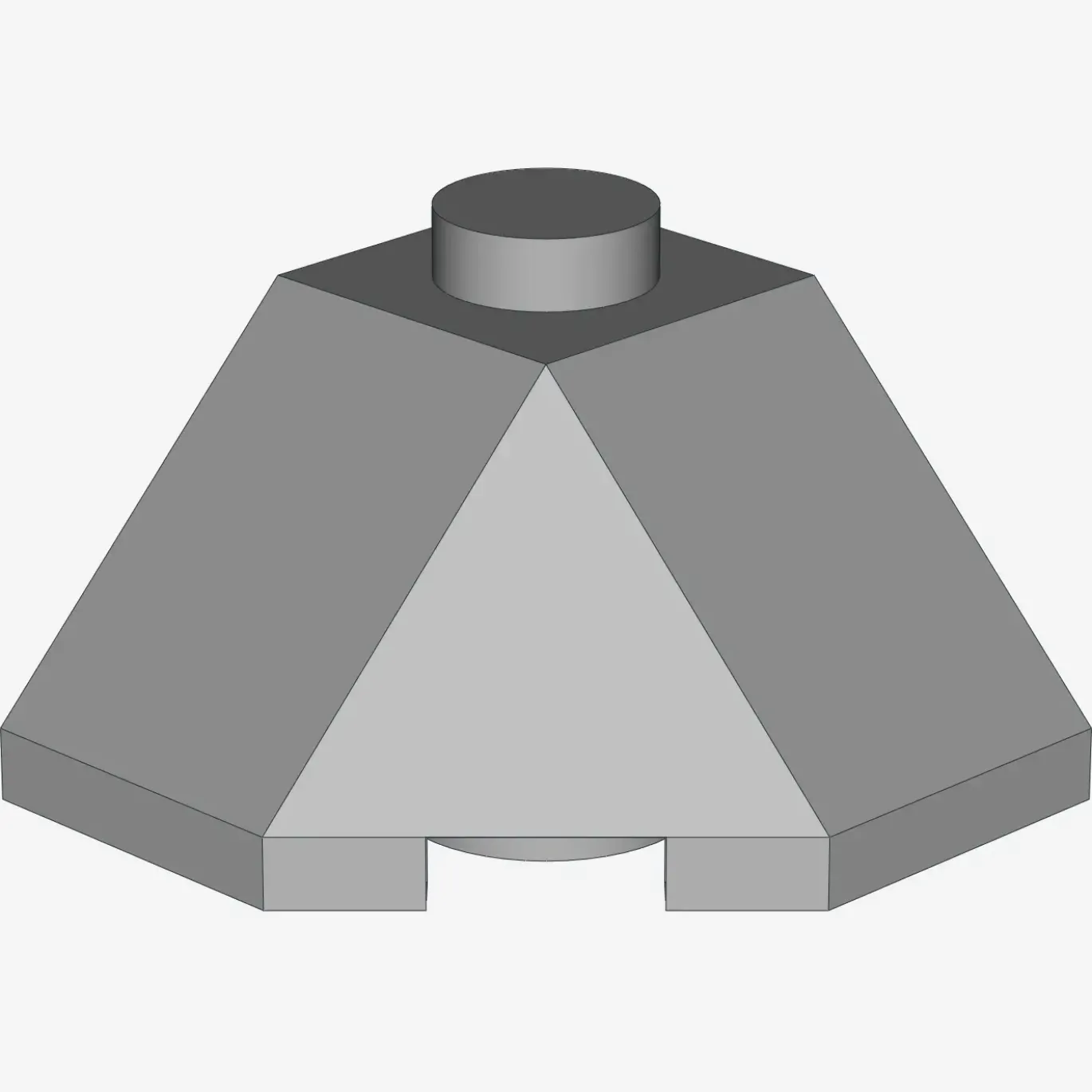 ROOF TILE 2X2X1 45 DEGR. - BOT. 45 DEGR. X 50