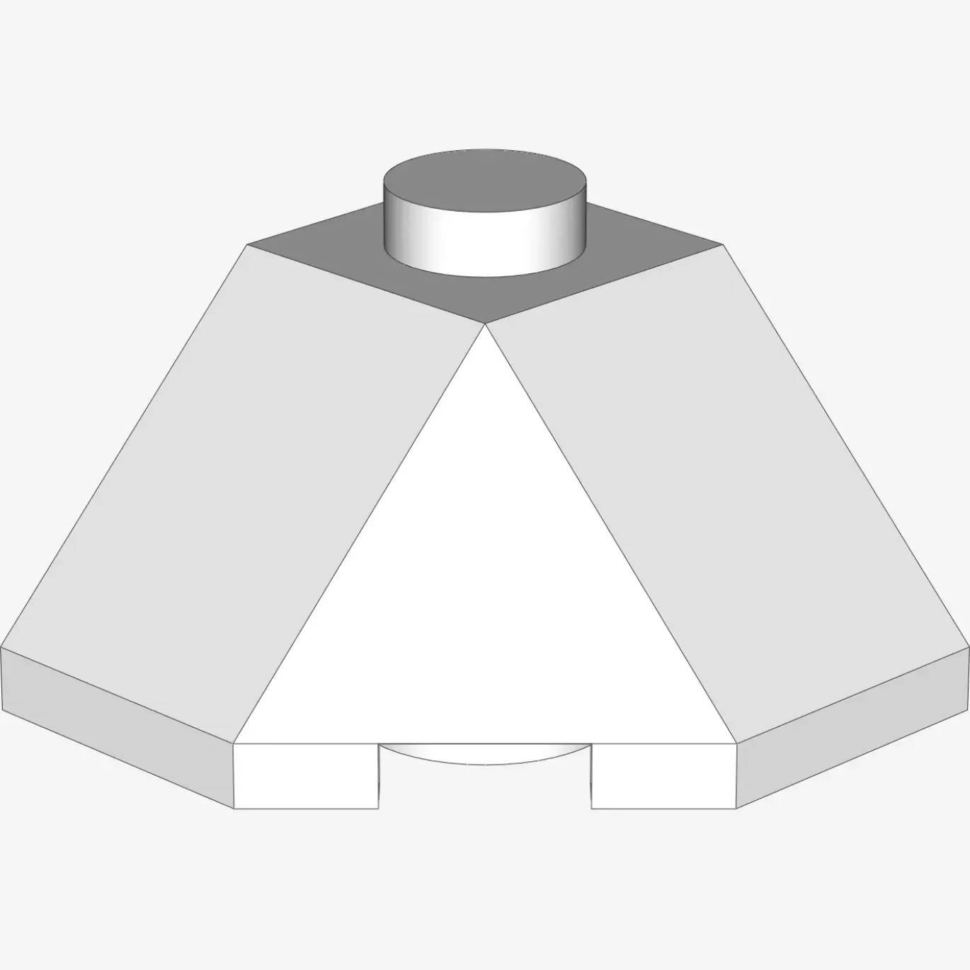 ROOF TILE 2X2X1 45 DEGR. - BOT. 45 DEGR. X 50